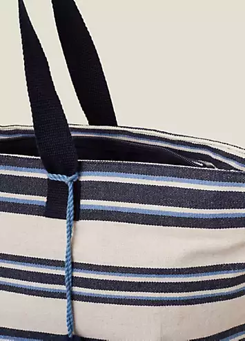 Stripe Beach Tote Bag by Accessorize | Look Again