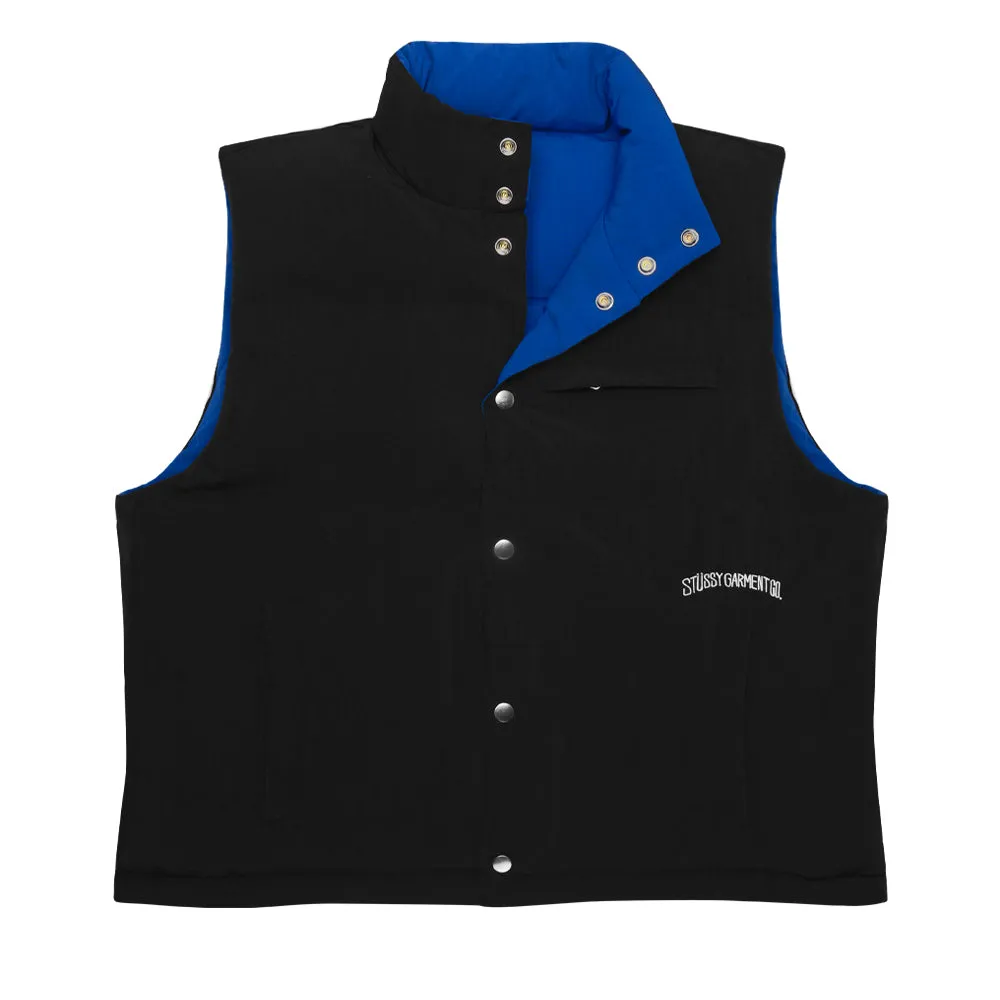 STSSY REV. DOWN WORKGEAR VEST // ROYAL