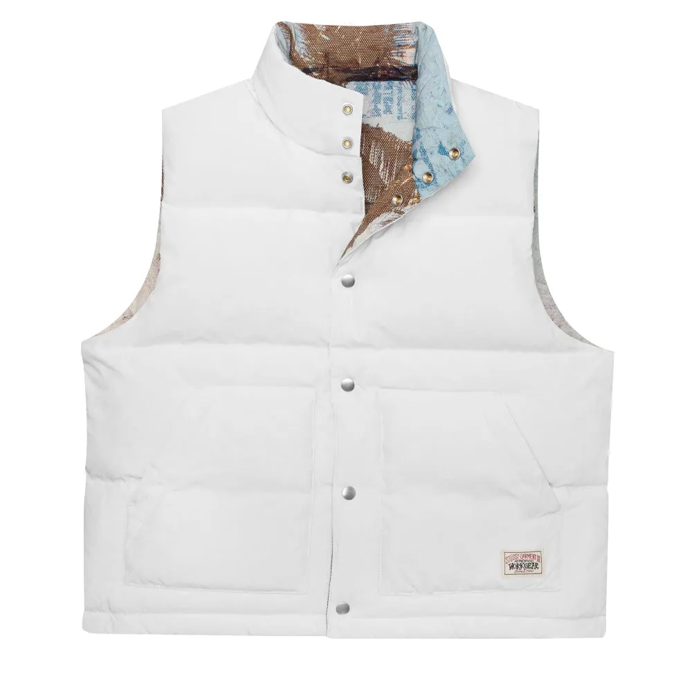 STSSY SUTHERNLAND WORKGEAR VEST // BONE