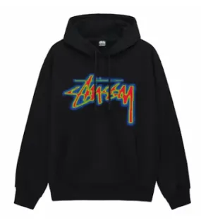 Stussy Thermal Stock Hoodie Black