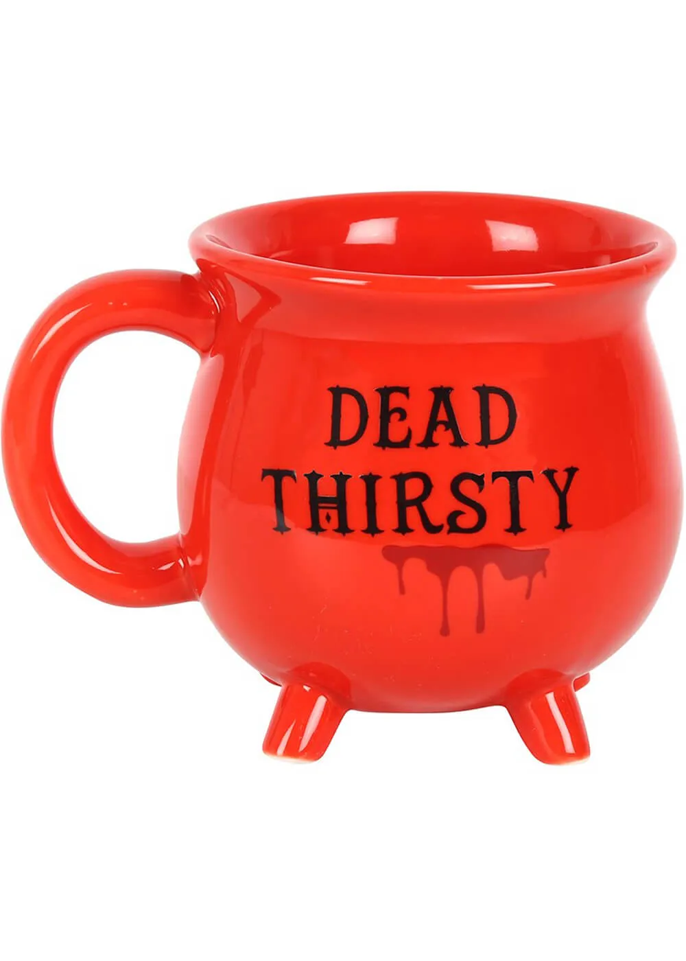 Succubus Dead Thirsty Cauldron Mug Red