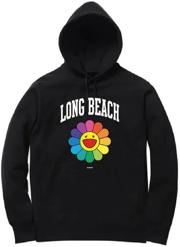 Takashi Murakami Flower Hoodie Black