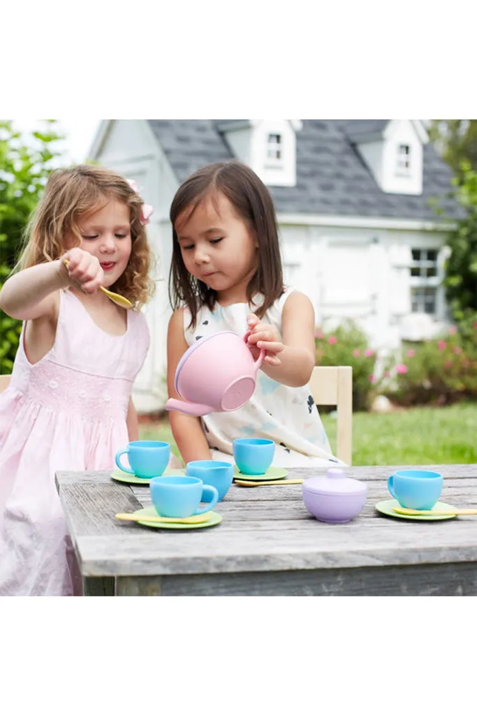 Tea Set (Blue and Pink)