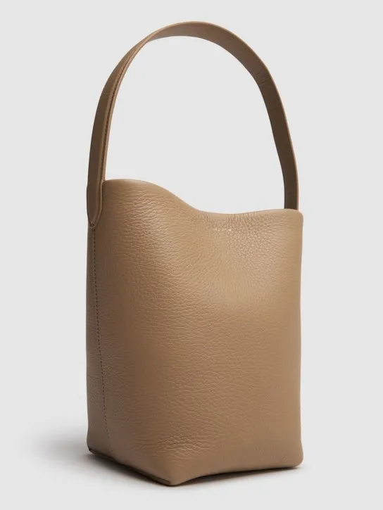 The Row   Small Park grain leather tote bag 