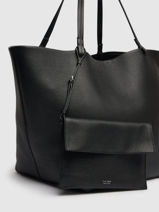 The Row   XL Park lux grain leather tote bag 