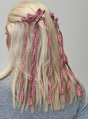 Tinashel Hair Bow Red