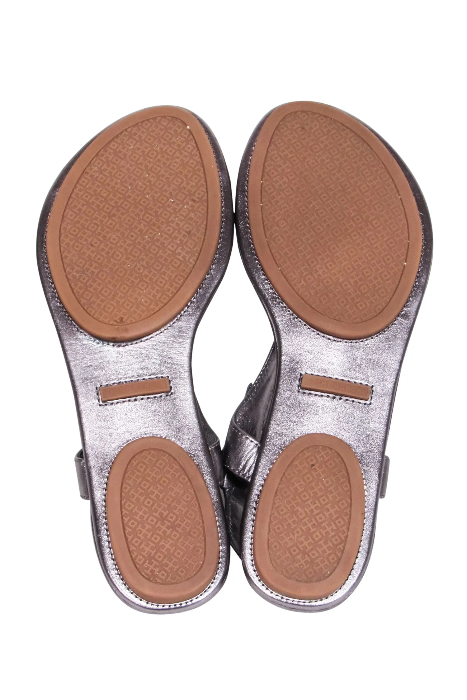 Tory Burch - Gunmetal Thong Sandals Sz 6.5