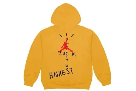 Travis Scott Jordan Cactus Jack Highest Hoodie Gold