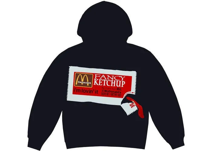 Travis Scott x CPFM 4 CJ Ketchup Hoodie Black