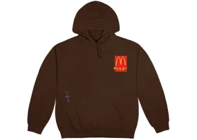 Travis Scott x McDonald's Cactus Pack Sticker Hoodie Brown