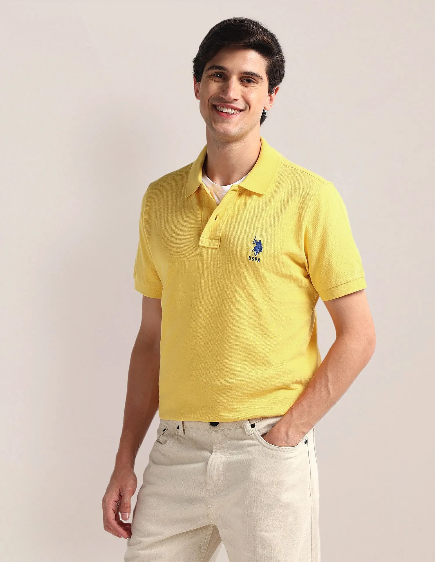 U.S. Polo Assn. Slim Fit Pure Cotton Polo Shirt