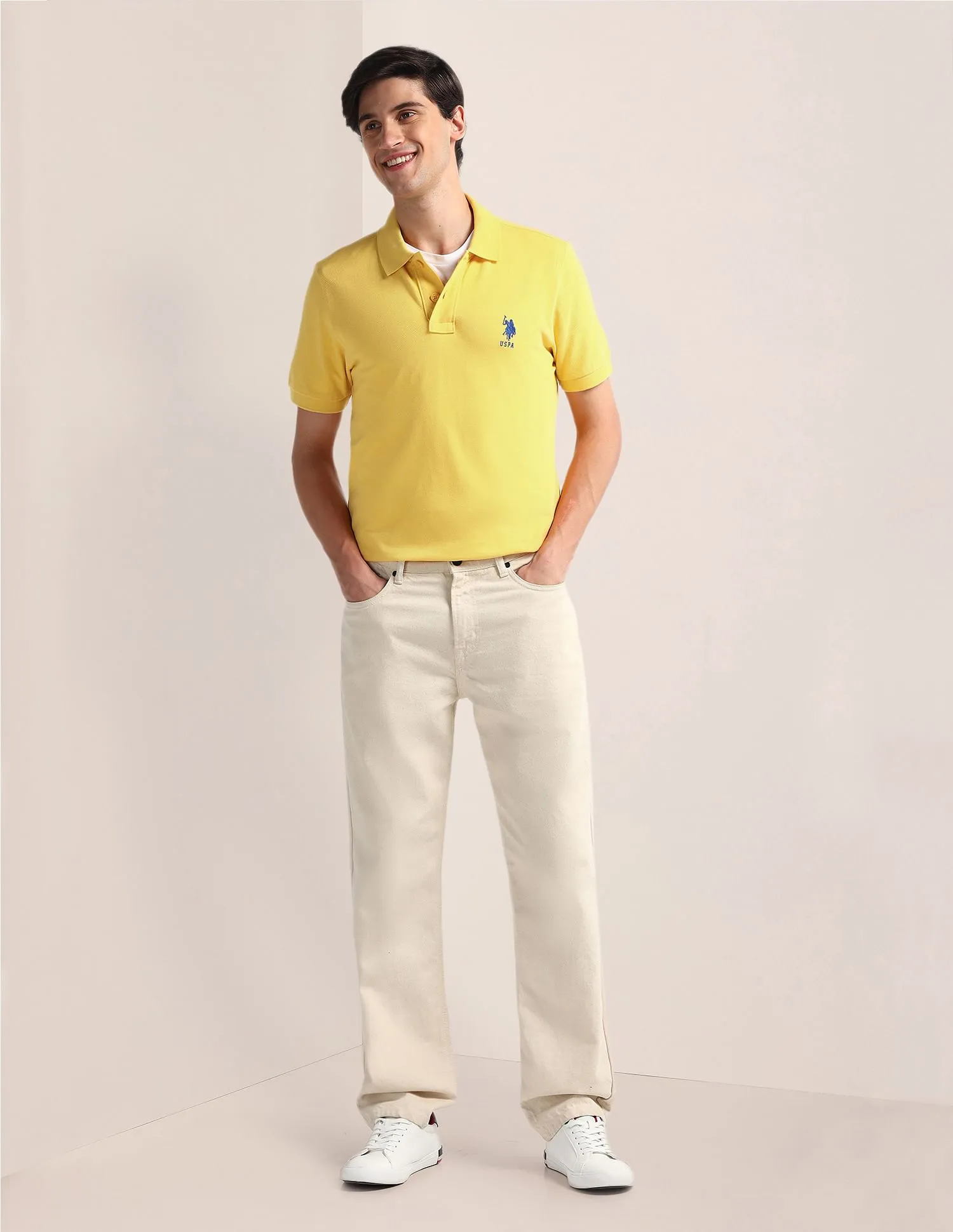 U.S. Polo Assn. Slim Fit Pure Cotton Polo Shirt