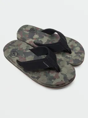 Victor Big Youth Sandals - Dark Camo