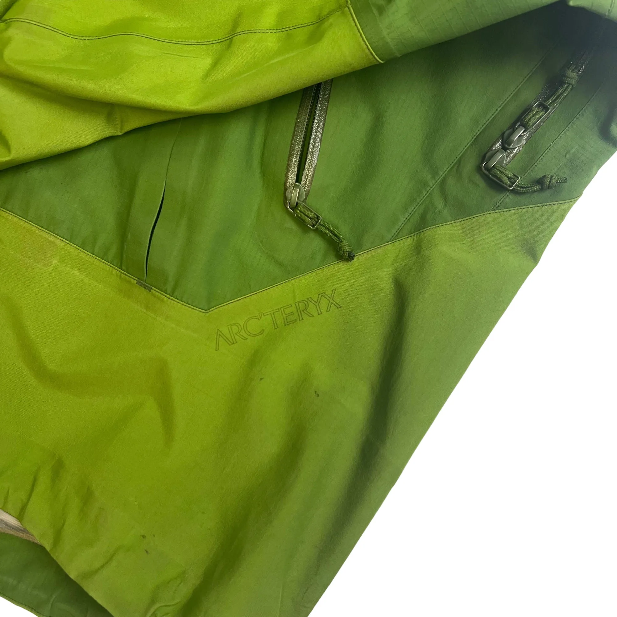 Vintage 00s Arc'teryx Sidewinder TR Shell Goretex XCR Jacket Green