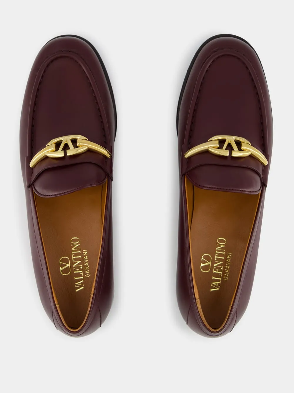 VLogo Signature Calfskin Loafers