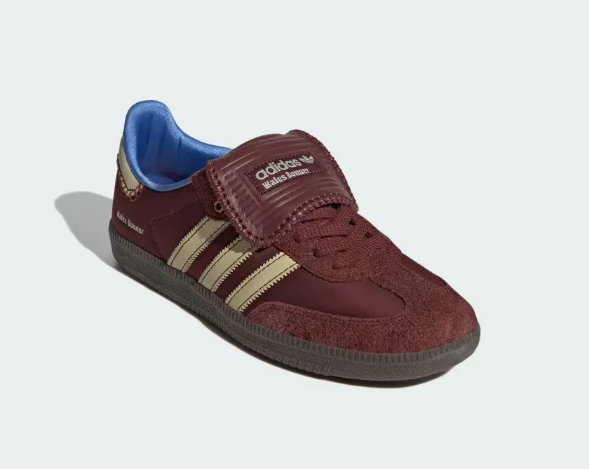 Wales Bonner x Adidas Samba Nylon Fox Brown Sandy Beige Lucky Blue IE0579