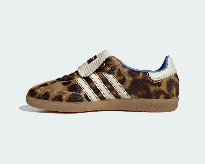 Wales Bonner x Adidas Samba Pony Leopard Dark Brown Cream White None IE0578