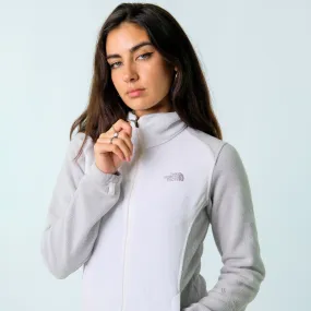 White y2ks The North Face zip up  Fleece (S)