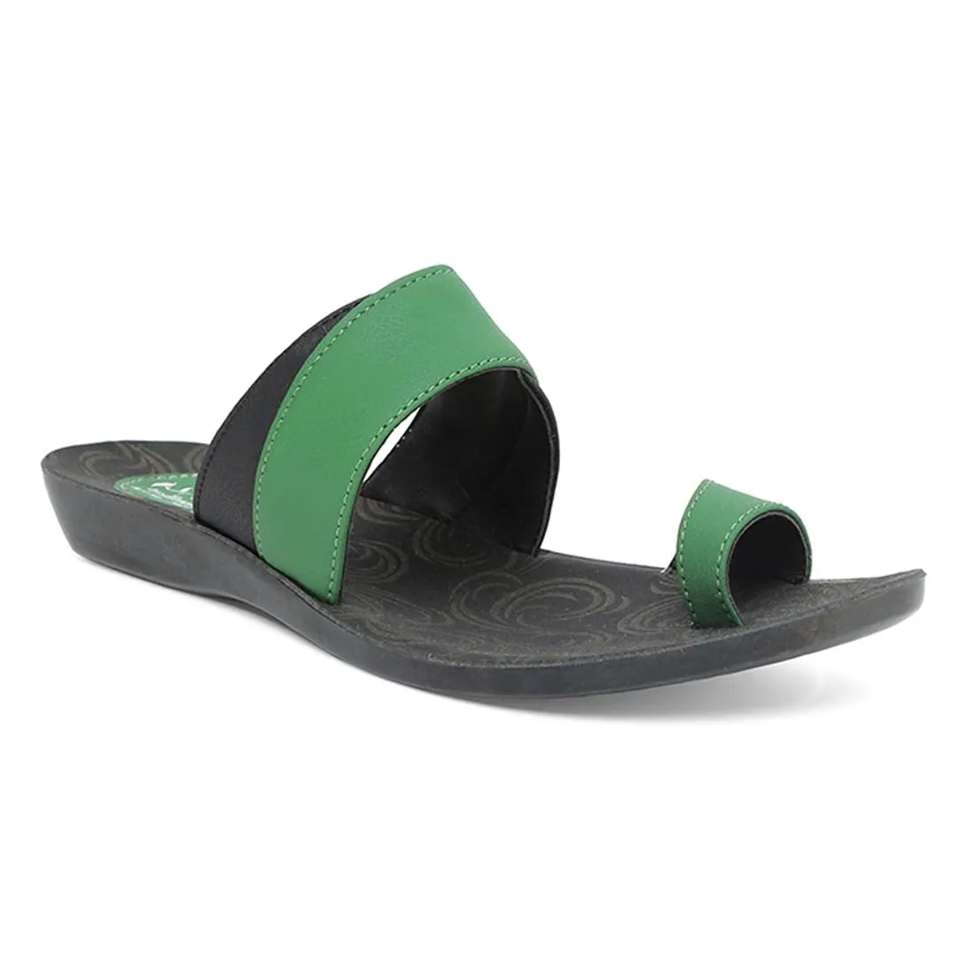 Women's Solea Green Slippers