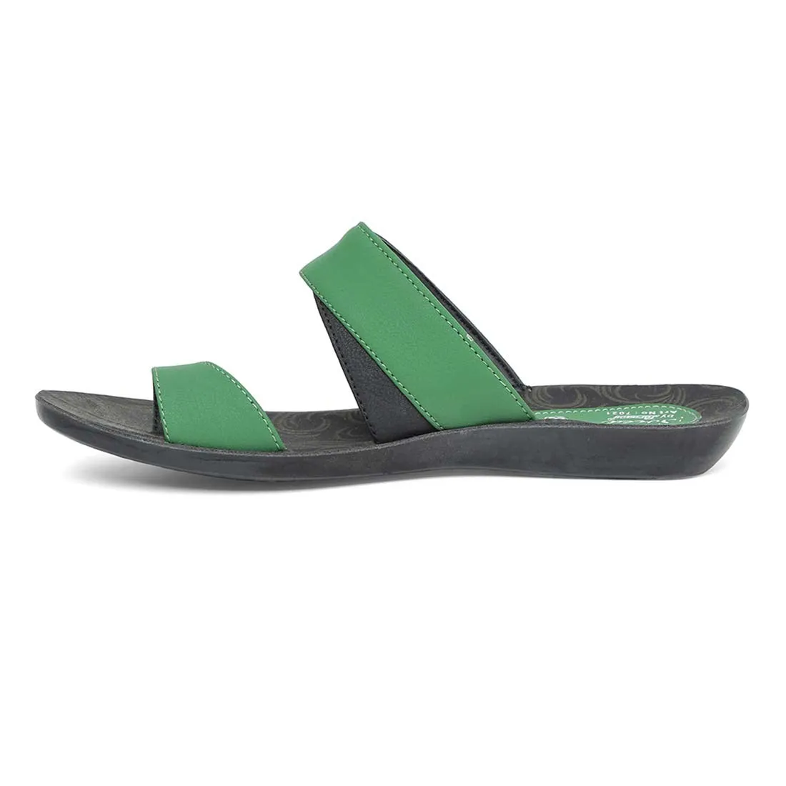 Women's Solea Green Slippers