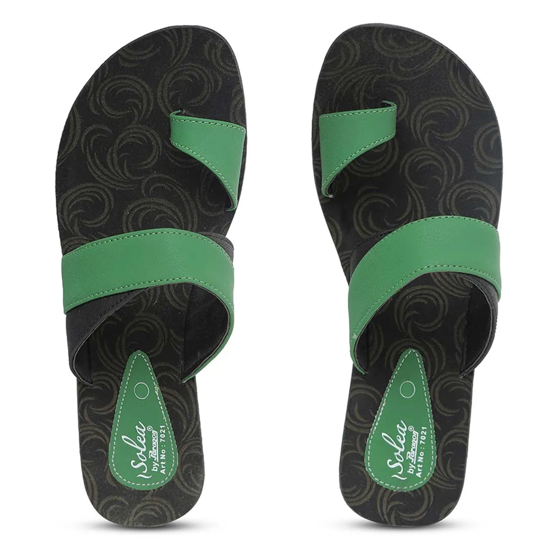 Women's Solea Green Slippers