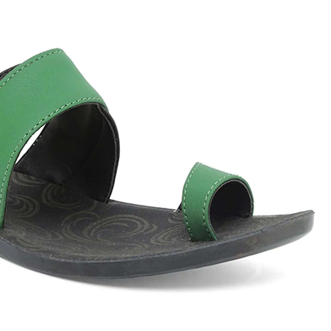 Women's Solea Green Slippers