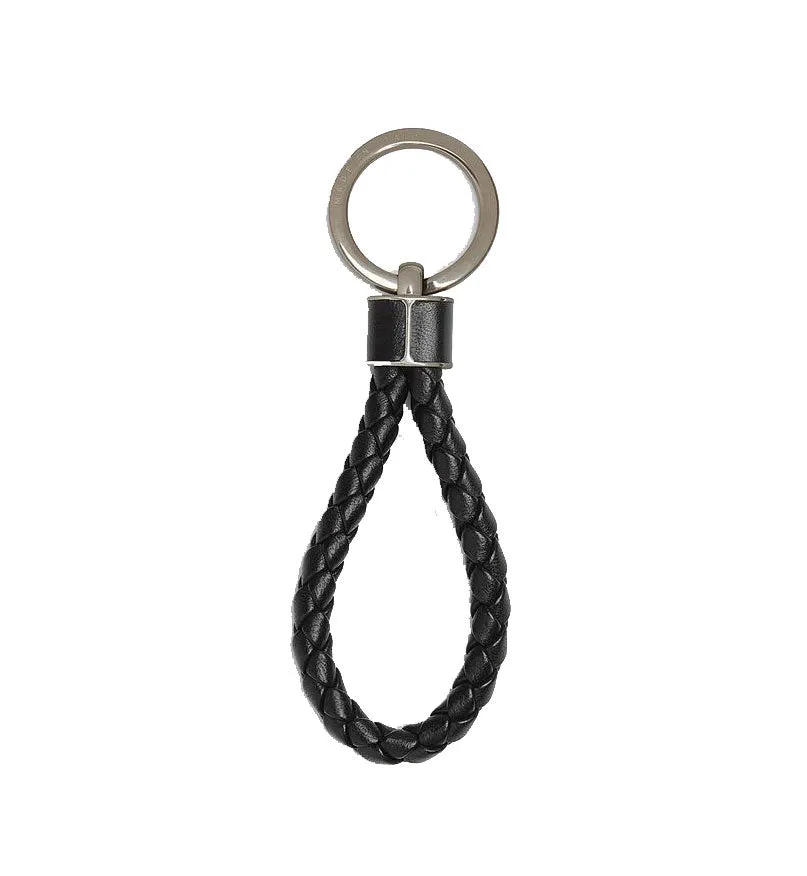 Woven Key Ring, Black (S)