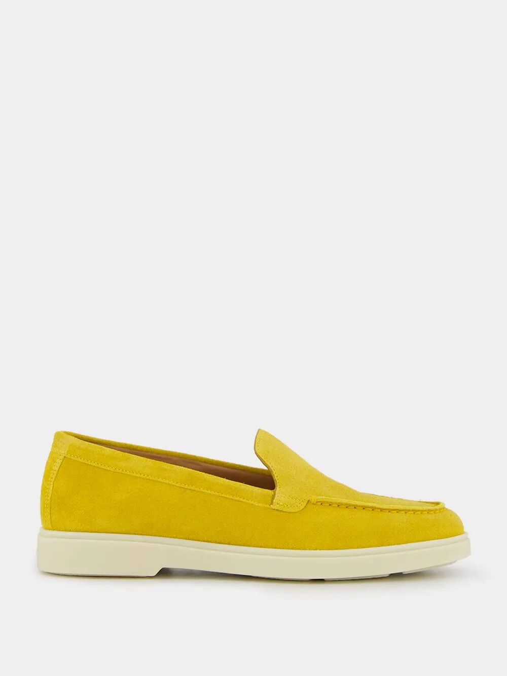 Yellow Suede Loafers