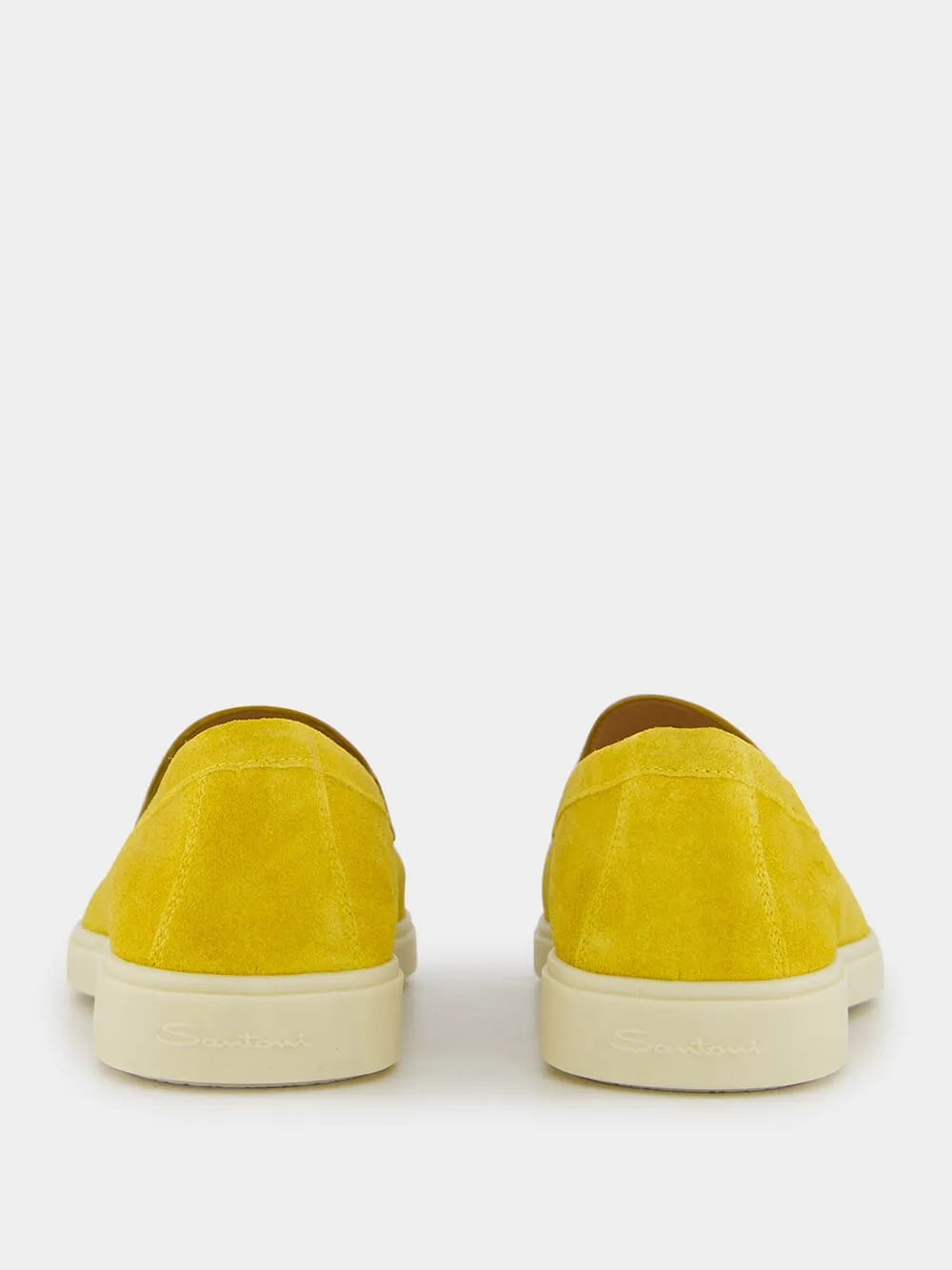 Yellow Suede Loafers